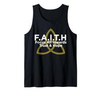 Faith Focus All Inwards Trust & Hope Positive Message Tank Top