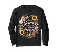 Faith for Women Yeshua the Same Today Tomorrow Forever Long Sleeve T-Shirt