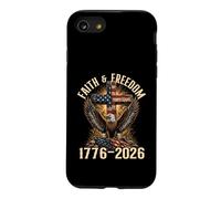 Faith & Freedom - 4th July Patriotic Independence Day Case for iPhone SE (2020) / 7/8