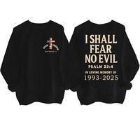 Faith Freedom October 14 Sweatshirt I Shall Fear No Evil Shirt Christian Faith Freedom Hoodie Unisex Black