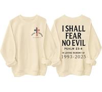 Faith Freedom October 14 Sweatshirt I Shall Fear No Evil Shirt Christian Faith Freedom Hoodie Unisex
