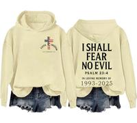 Faith Freedom October 14 Sweatshirt I Shall Fear No Evil Shirt Christian Faith Freedom Hoodie Unisex