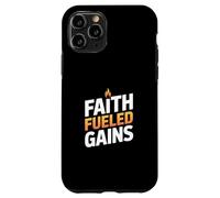 Faith Fueled Gains Christian Gym Fitness Motivation Case for iPhone 11 Pro