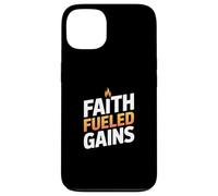 Faith Fueled Gains Christian Gym Fitness Motivation Case for iPhone 13
