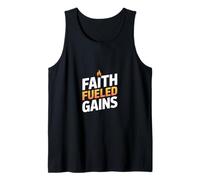Faith Fueled Gains Christian Gym Fitness Motivation Tank Top