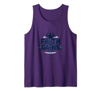 Faith Gains: Spiritual Strength for Christian Athletes Tank Top, Men, Purple, XL