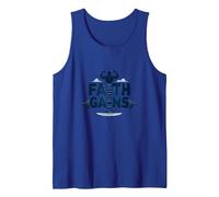 Faith Gains: Spiritual Strength for Christian Athletes Tank Top, Men, Royal Blue, L