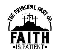 Faith god or Jesus Graphics Design Vinyl Wall Decals 67.2x67.8cm Do not Damage The Wall Surface Black