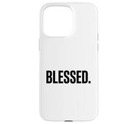 Faith Gratitude Christian Blessed. Minimalist Case for iPhone 15 Pro Max