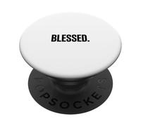 Faith Gratitude Christian Blessed. Minimalist PopSockets Adhesive PopGrip
