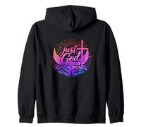 Faith Guided Life Bold Christian Statement Zip Hoodie