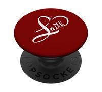 Faith Heart : Believer Christian Design PopSockets Adhesive PopGrip