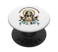 Faith - Holy Mary Righteousness PopSockets Adhesive PopGrip