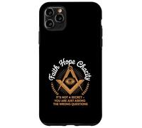 Faith Hope Charity Freemason Eye Masonic Quote Case for iPhone 11 Pro Max