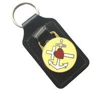 Faith Hope & Charity Masonic Order Enamel Crested Key Ring