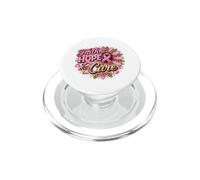 Faith Hope Cure Breast Cancer Awareness Ribbon PopSockets PopGrip for MagSafe