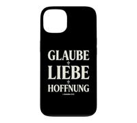 Faith Hope Love Christian Cross Bible Verse Bold Case for iPhone 13