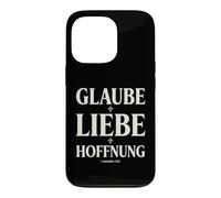 Faith Hope Love Christian Cross Bible Verse Bold Case for iPhone 13 Pro