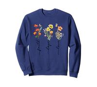 Faith Hope Love Floral Inspirational Quote Sweatshirt