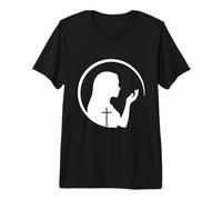 Faith Hope Love Silhouette for Easter Church Premium T-Shirt