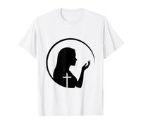 Faith Hope Love Silhouette for Easter Church T-Shirt