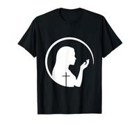 Faith Hope Love Silhouette for Easter Church T-Shirt