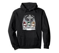 Faith Hope Love Snowmen Red Green Plaid Leopard Cross Pullover Hoodie