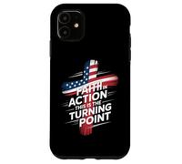 Faith In Action This Is The Turning Point Cross Flag Case for iPhone 11