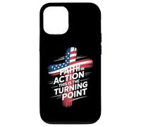 Faith In Action This Is The Turning Point Cross Flag Case for iPhone 12/12 Pro
