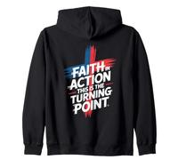 Faith In Action This Is The Turning Point Zip Hoodie