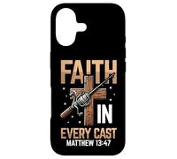 Faith In Every Cast Matthew 13:47 Bible Verse Fishing Lover Case for iPhone 17