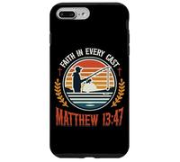Faith In Every Cast Matthew 13:47 Bible Verse Fishing Lover Case for iPhone 7 Plus/8 Plus