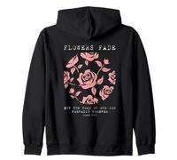 Faith in Every Flower Isaiah 40:6 Inspirational Art Zip Hoodie