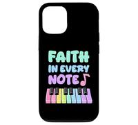 Faith In Every Note Piano Christian Girl Church Musician Case for iPhone 12/12 Pro