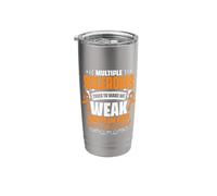 Faith in God MS Awareness Multiple Sclerosis Survivor Stainless Steel Insulated Tumbler