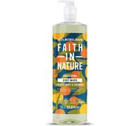 Faith In Nature 1L Natural Grapefruit & Orange Body Wash, Energising Shower Gel