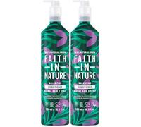 Faith In Nature 500ml Metal Bottle Lavender & Geranium Conditioner, Balancing for Normal Hair & Scalp, Vegan & Cruelty Free, No SLS, Silicones or Parabens (Pack of 2)