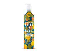 Faith In Nature 500ml Metal Bottle Natural Grapefruit and Orange Body Wash, E...