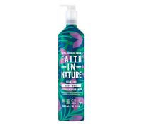 Faith In Nature 500ml Metal Bottle Natural Lavender and Geranium Body Wash, Relaxing Shower Gel, Vegan and Cruelty Free, No SLS or Parabens
