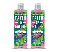 Faith In Nature Dragon Fruit Body Wash - 2 X 400Ml In Pale Pink Pale Pink One Size