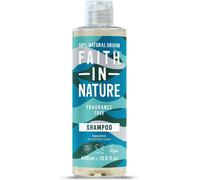 Faith In Nature Natural Fragrance Free Shampoo, Sensitive, Vegan & Cruelty Free, No SLS or Parabens, for All Hair Types, 400ml