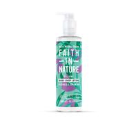 Faith In Nature Natural Lavender and Geranium Hand and Body Lotion, Relaxing, Vegan and Cruelty Free, No SLS or Parabens, 400 ml