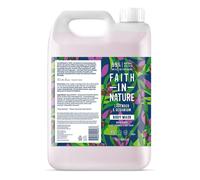 Faith In Nature Natural Lavender & Geranium Body Wash, Relaxing Shower Gel, Vegan & Cruelty Free, No SLS or Parabens, 5L Refill Pack