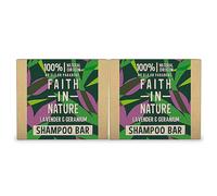 Faith In Nature Lavender & Geranium Shampoo Bar Set Of 2 Natural