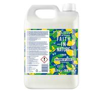 Faith in Nature Natural, Super Concentrated, Biodegradable Washing Up Liquid with Lemon Oil, Vegan, Cruelty Free, Paraben & Phosphate & SLS Free, 5L