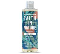 Faith In Nature Natural Blue Cedar Body Wash, Refreshing Shower Gel, Vegan and Cruelty Free, No SLS or Parabens, 400 ml