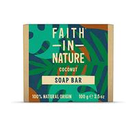 Faith In Nature Natural Coconut Hand Soap Bar, Hydrating, Vegan & Cruelty Free, No SLS or Parabens, 100g