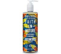 Faith In Nature Natural Grapefruit and Orange Hand Wash, Invigorating, Vegan an