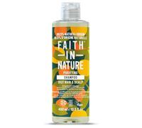 Faith In Nature Natural Grapefruit Orange Shampoo, Invigorating, Vegan and Cruelty Free, No SLS or Parabens, for Normal to Oily Hair, 400 ml