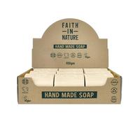 Faith In Nature Natural Hemp Hand Soap Bar Box Set, Restoring, Vegan & Cruelty Free, No SLS or Parabens, 18 x 100g